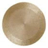 Xenos Placemats-Placemat kraaltjes - goud - ø33 cm