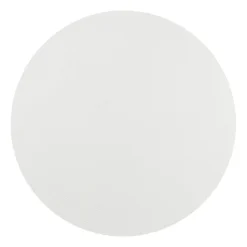 Xenos Placemats-Placemat PU leer - crème - ø38 cm