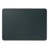 Xenos Placemats-Placemat PU leer - donkergroen - 33x46 cm