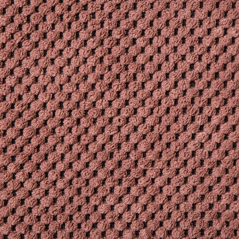 Xenos Plaids-Plaid blokjes - roze - 130x160 cm