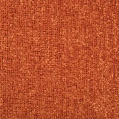 Xenos Plaids-Plaid chenille met kwastjes Marianne - oranje - 170x130 cm