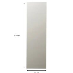 Xenos Passpiegels-Plakspiegel - rechthoekig - 105x27cm