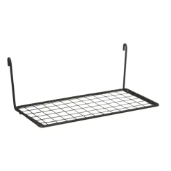 Xenos Wandrekken-Plankje voor wandrek - zwart - 8x22x10 cm