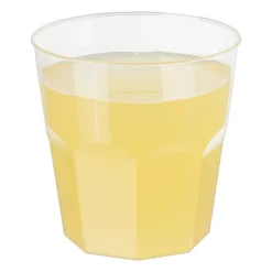 Xenos Wegwerpservies-Plastic glazen - 160 ml - set van 12