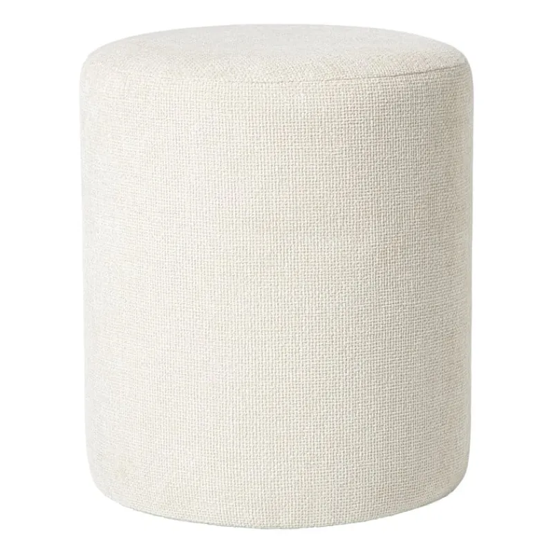 Xenos Poefjes-Poef Debby - beige - ø35x40 cm