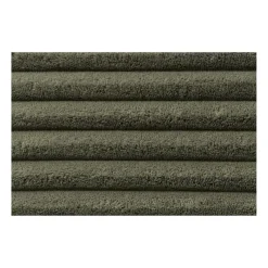 Xenos Poefjes-Poef Nora ribstof XL - groen - ø60x40 cm
