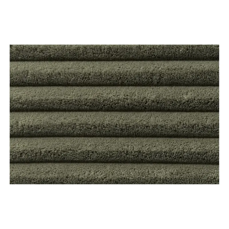 Xenos Poefjes-Poef Nora ribstof XL - groen - ø60x40 cm