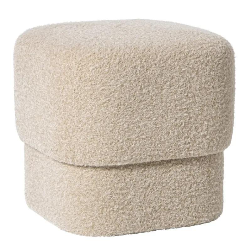 Xenos Poefjes-Poef vilt - beige - 40x40x40 cm