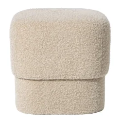 Xenos Poefjes-Poef vilt - beige - 40x40x40 cm