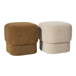 Xenos Poefjes-Poef vilt - beige - 40x40x40 cm