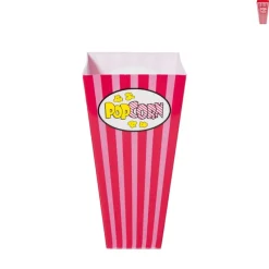 Xenos Wegwerpservies|Popcorn-Popcornbak - diverse varianten - 1 liter