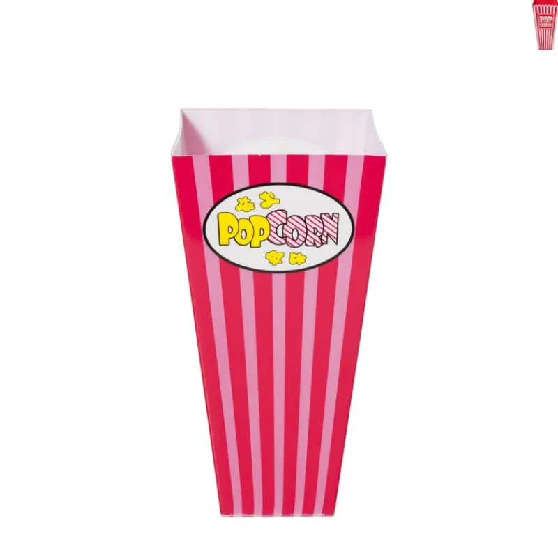Xenos Wegwerpservies|Popcorn-Popcornbak - diverse varianten - 1 liter