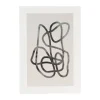 Xenos Posters-Poster abstract 1 - beige/zwart - 21x30 cm