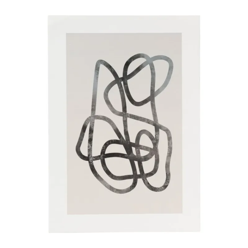 Xenos Posters-Poster abstract 1 - beige/zwart - 21x30 cm