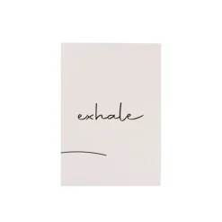 Xenos Posters-Poster exhale - beige/zwart - 13x18 cm