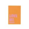 Xenos Posters-Poster love me tender - oranje/roze - 13x18 cm