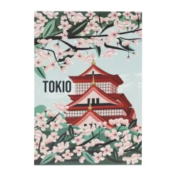 Xenos Posters-Poster Tokio - multikleur - 21x30 cm