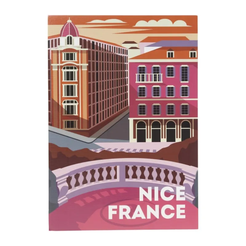 Xenos Posters-Posters city - set van 3 - 10x15 cm