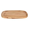 Xenos Borrelplanken|Kaarsenplateaus-Presenteerplank Acacia - 30x17.5 cm