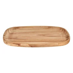 Xenos Borrelplanken|Kaarsenplateaus-Presenteerplank Acacia - 30x17.5 cm