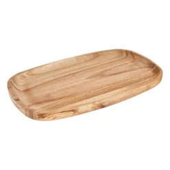 Xenos Borrelplanken|Kaarsenplateaus-Presenteerplank Acacia - 30x17.5 cm