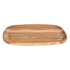 Xenos Borrelplanken|Kaarsenplateaus-Presenteerplank Acacia - 34x19.7 cm