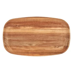 Xenos Borrelplanken|Kaarsenplateaus-Presenteerplank Acacia - 34x19.7 cm