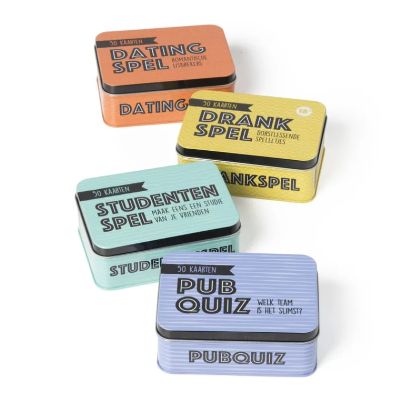 Xenos Spellen-Pubquiz in blik - 50 kaarten