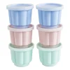 Xenos Bakgerei|Bakvormen-Puddingvormen - pastel - set van 6