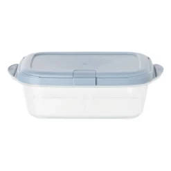 Xenos Bewaardozen|Magnetrondozen-Push up bewaardoos - 1.1 liter - blauw
