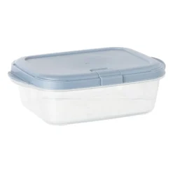 Xenos Bewaardozen|Magnetrondozen-Push up bewaardoos - 1.1 liter - blauw