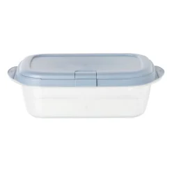 Xenos Bewaardozen|Magnetrondozen-Push up bewaardoos - 2 liter - blauw