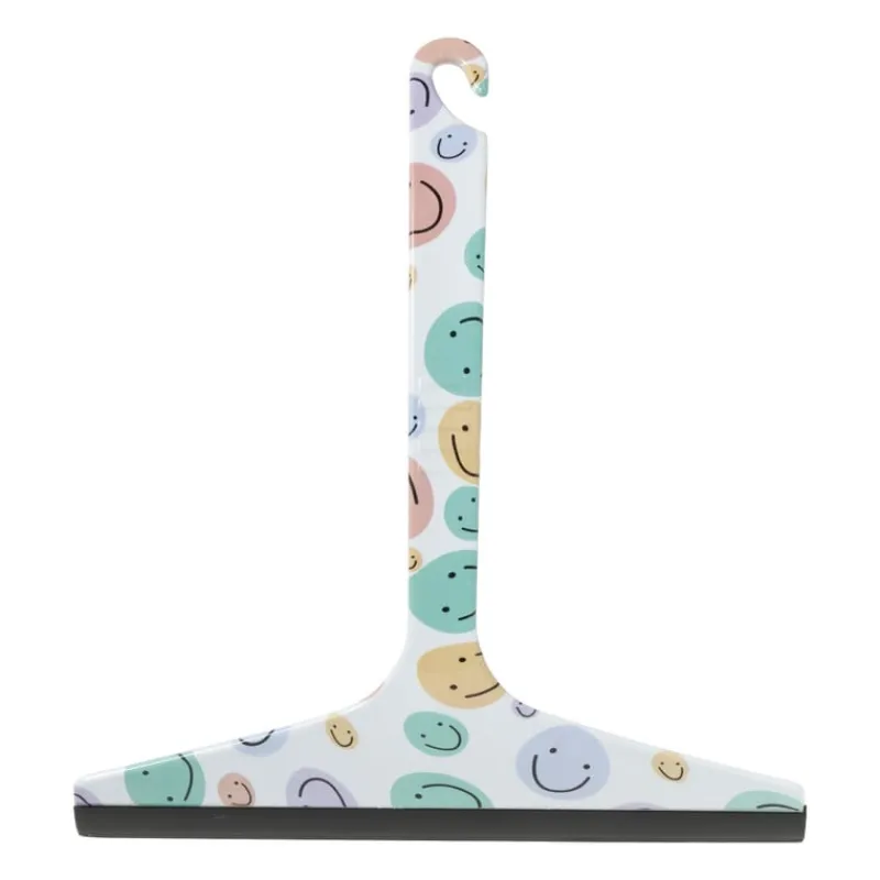 Xenos Badkamer Accessoires-Raamwisser smiley - 24x22 cm