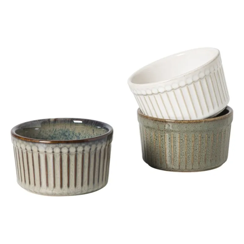 Xenos Bakvormen|Ovenschalen-Ramekin Toscane - groen - ø9x5 cm