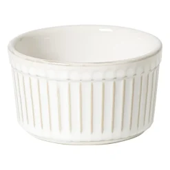 Xenos Bakvormen|Ovenschalen-Ramekin Toscane - wit - ø9x5 cm