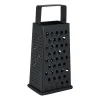 Xenos Keukengerei-Rasp 4-in-1 - zwart
