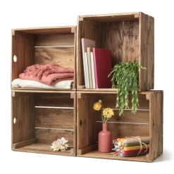 Xenos Kratjes-Recycle kist - 44x38x30 cm