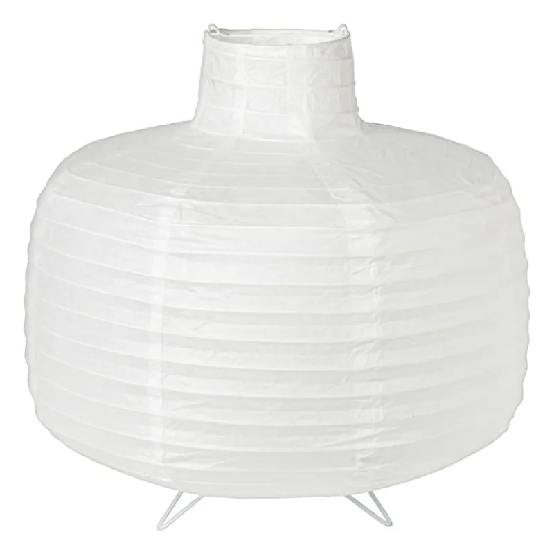 Xenos Staande Lampen-Rijstpapier lamp bol - wit - ø33x32.5 cm