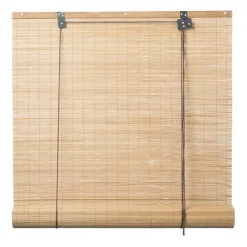 Xenos Rolgordijnen-Rolgordijn bamboe smal - naturel - 60x180 cm