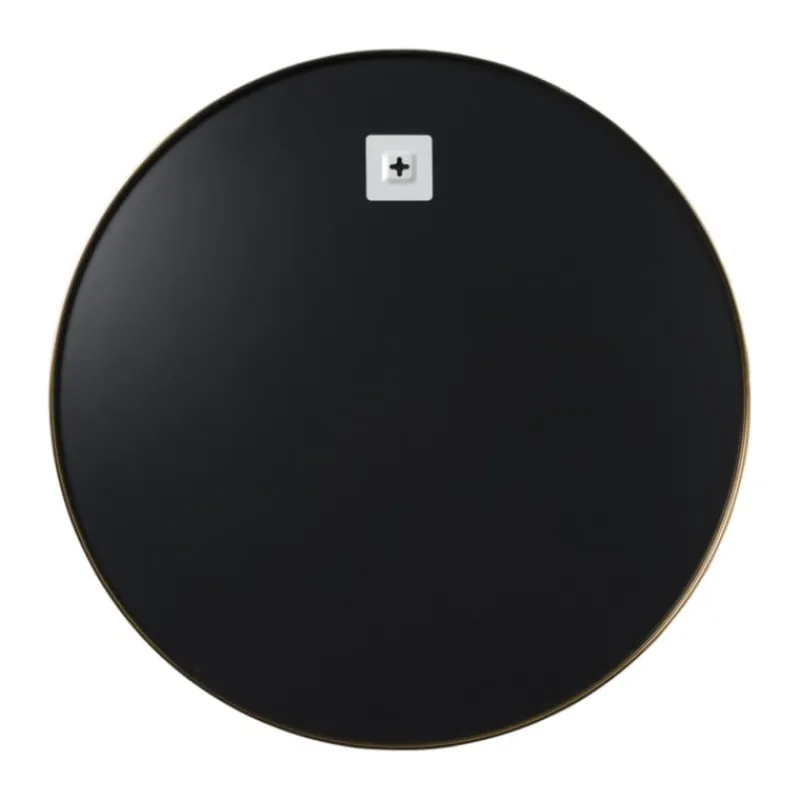Xenos Wandspiegels-Ronde spiegel - ø70 cm - goud metalen lijst