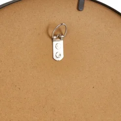 Xenos Wandspiegels-Ronde spiegel - ø50 cm - metalen lijst