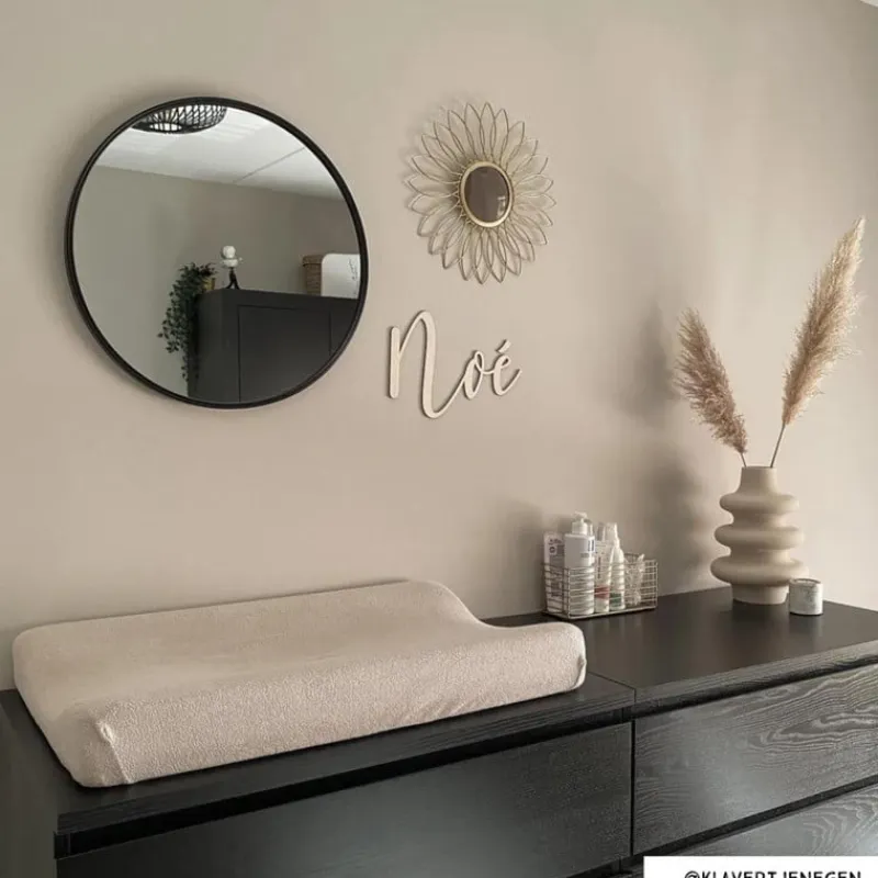 Xenos Wandspiegels-Ronde spiegel - ø40 cm - metalen lijst