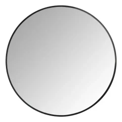 Xenos Kerstcadeaus|Wandspiegels-Ronde spiegel - ø80 cm - metalen lijst