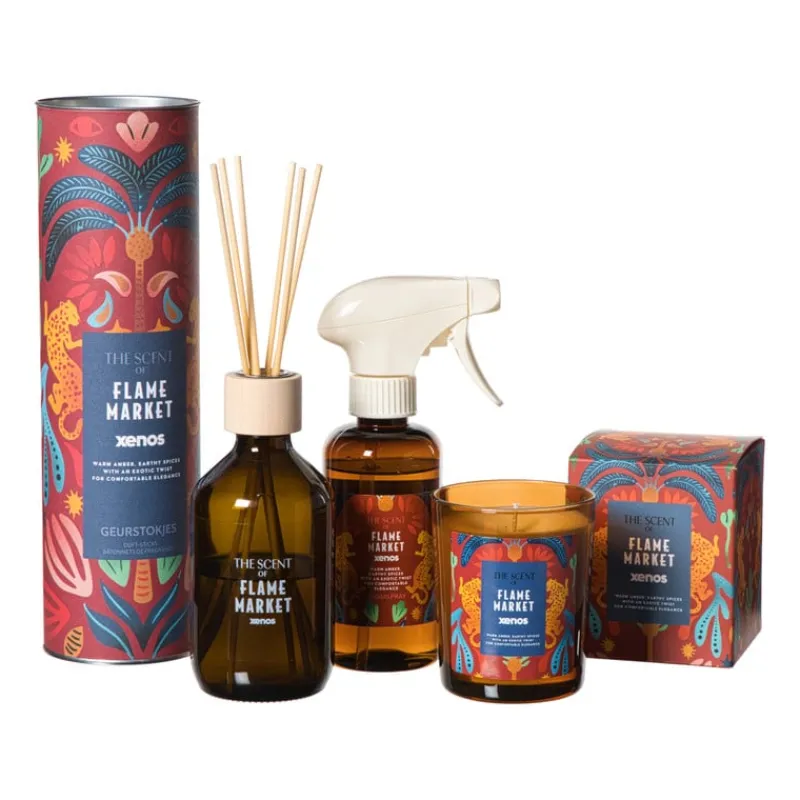 Xenos Huisparfum-Roomspray Flame Market - 225 ml