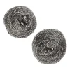 Xenos Schuursponsjes-RVS pannenspons - set van 2