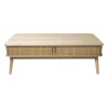Xenos Salontafels-Salontafel Uppsala - naturel - 60x120x40 cm