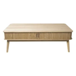 Xenos Salontafels-Salontafel Uppsala - naturel - 60x120x40 cm