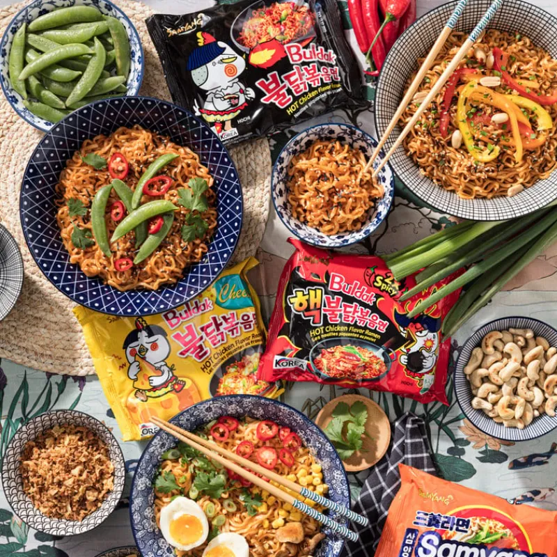 Xenos Koreaanse Keuken|Pasta, Rijst En Wraps-Samyang buldak noodles - hot chicken - double spicy