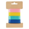 Xenos Cadeaulinten-Satijnen lint 3 meter - pastel - set van 4