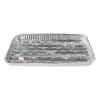 Xenos Barbecue-Schaal aluminium - set van 4 - 3x32x23.5 cm